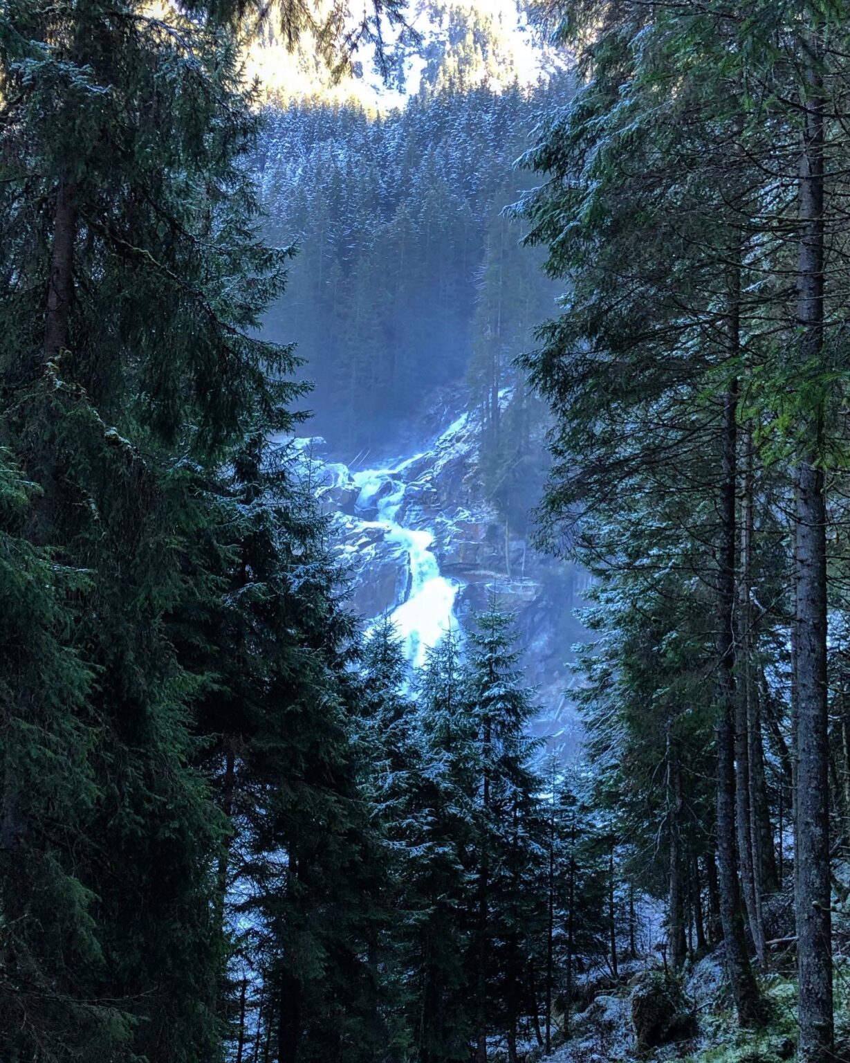 водопад кримль австрия